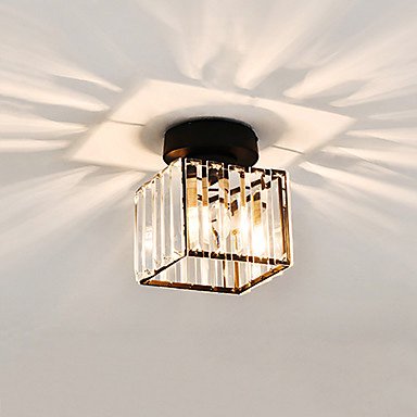 【リーズナブル】【CONTRACTED LED】シーリングミニシャンデリア1灯・ブラック（W130×H170mm）