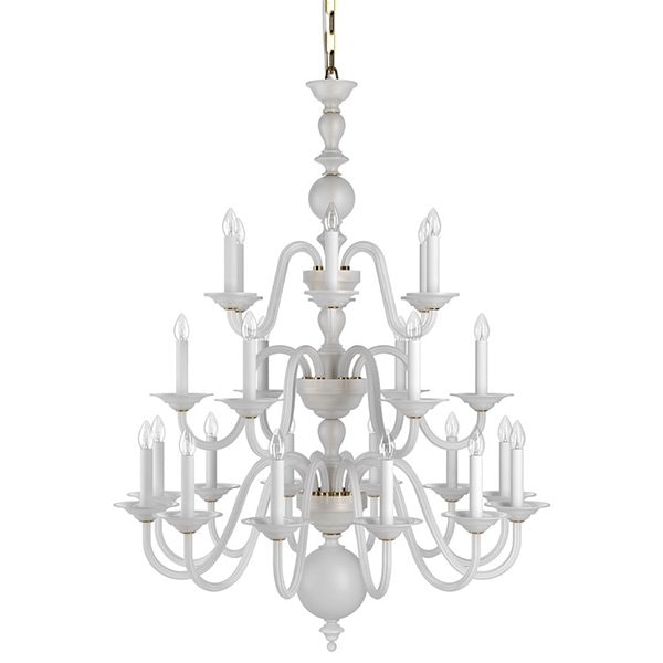 【Preciosa】「Eugene L-CONTEMPORARY COLOUR」シャンデリア24灯(W990×H1310mm)