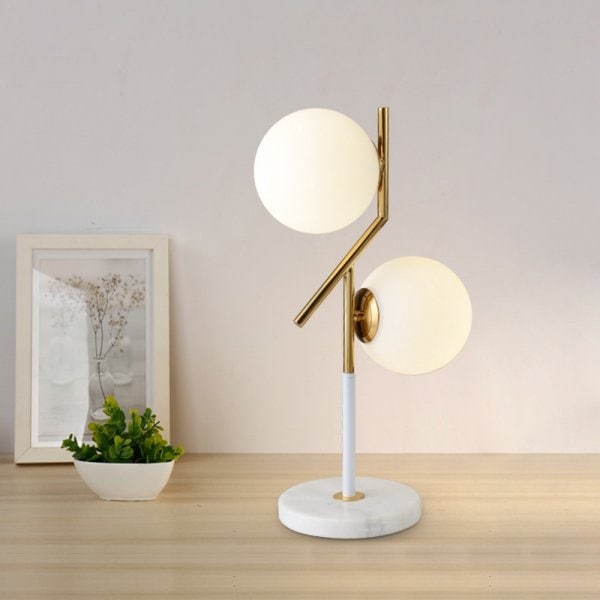 【E-Light】LEDテーブルライト ゴールド （D160mm×580mm）