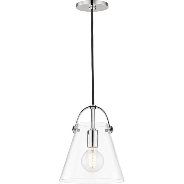 【MITZI】アメリカ・ガラスシェードペンダントライト・S「KARIN」1灯（W222.3×H266.7mm）