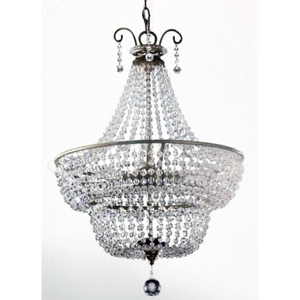 エンパイア型クリスタルシャンデリア3灯（φ457×H670mm)