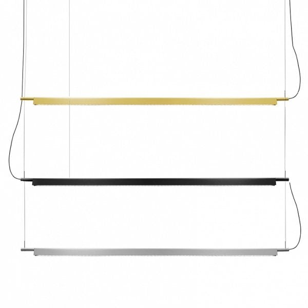 LEDペンダントライト ブラック/ゴールド/ダークグレー (L1200mm)