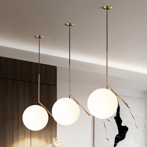 【リーズナブル】ガラスボールペンダントライト/ウォールランプ/テーブルライトA・B・C