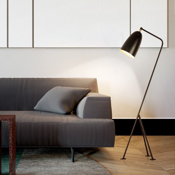 【リーズナブル】LEDフロアライト ブラック/ホワイト (W420mm×H1330mm) 