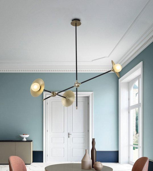 デザイン照明 バブルシャンデリア 3/6灯 (D1000×H1450mm)