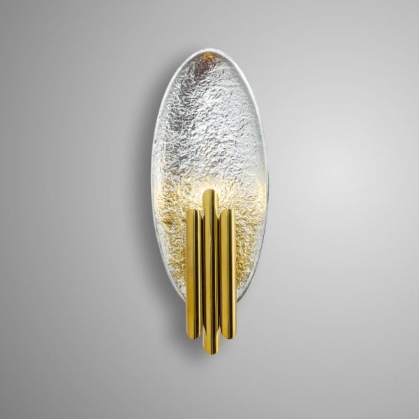 【リーズナブル】LEDウォールブラケット 1灯 ゴールド/シルバー （D160mm×H450mm） ウォールライト・ブラケットライト