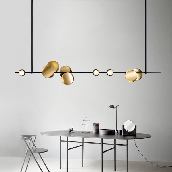 デザイン照明　ペンダントライト　4・5・9灯 （D350mm×H1200mm/L1200mm×H900mm）