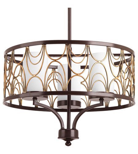 【41 Elizabeth】「Adalbert」アメリカ・デザインシャンデリア　3灯（Φ450×H340mm）