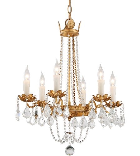 【41 Elizabeth】「Equinox」アメリカ・デザインシャンデリア　6灯（Φ540×H670mm）