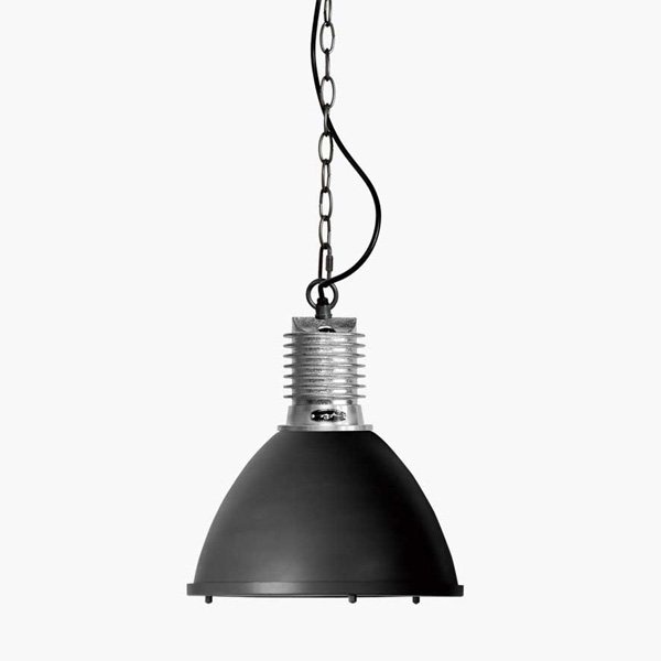 【HERMOSA】ペンダントライト「BYRON LAMP」1灯・BK（W360×H450mm）