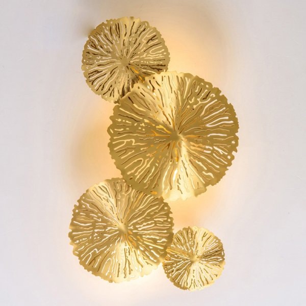 【リーズナブル】ウォールブラケット　ゴールド （W320mm×H580mm） ウォールライト・ブラケットライト