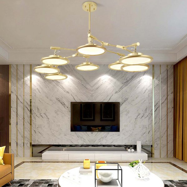 LEDペンダントライト 3/5/8灯 （D850～D1500mm×W600～W700mm×H300～H320mm）