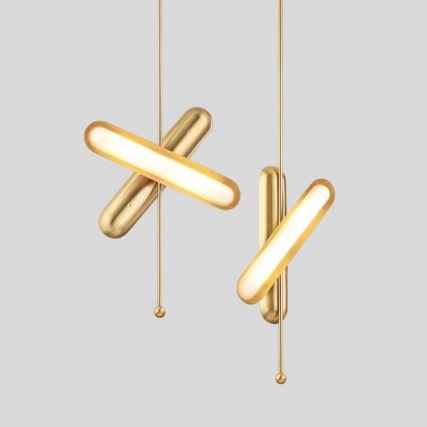 【リーズナブル】LEDペンダントライト 2灯 （D60mm×H350mm×H1400mm） 