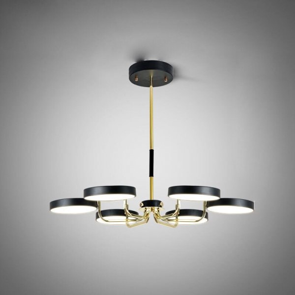 LEDペンダントライト 6/10灯 ブラック/ホワイト/グレー （D780mm～D1120mm×H520mm～H560mm）