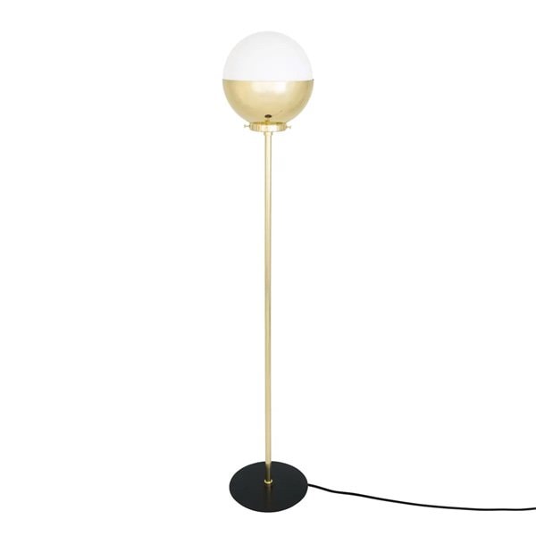 【Mullan】アイルランド・「FLORENCE FLOOR LAMP」ガラスシェードフロアランプ1灯(W255×H1490mm)