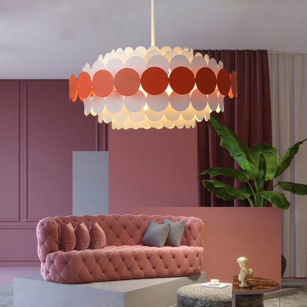 ペンダントライト ブラック/ブルー/オレンジ （D400～D600mm×H270～H290mm）