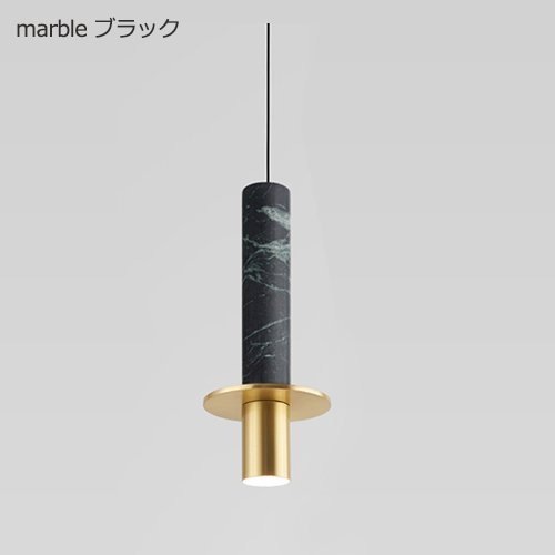 LEDペンダントライト marble/Terrazzo ブラック/ホワイト