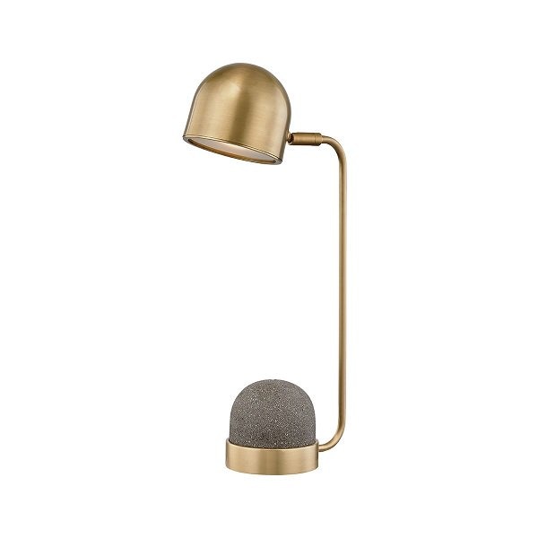 【MITZI】アメリカ・デザインテーブルライト「NIKKI」1灯・ゴールド（W114.3×H450.8mm）