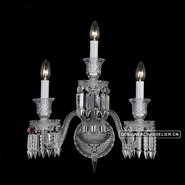 【リーズナブル】ウォールライト3灯・クローム（W480×D310×H460mm) ウォールライト・ブラケットライト