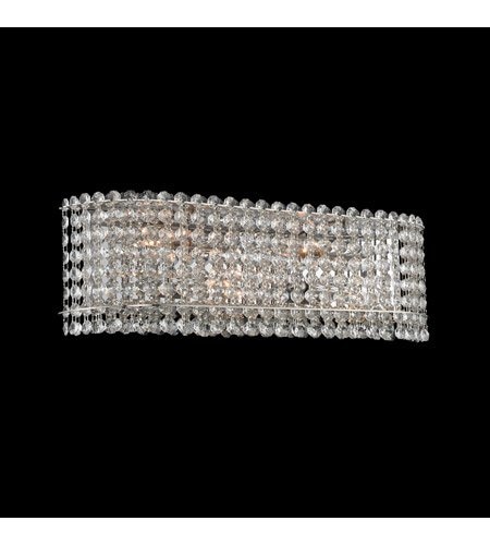 【ALLEGRI】アメリカ・クリスタルウォールライト「Torre」4灯クローム(W480×H150×D100mm)