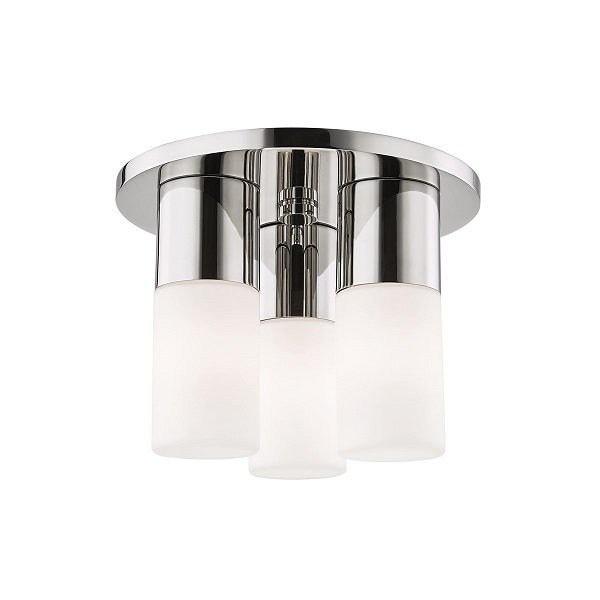 【MITZI】アメリカ・シェードシーリングライト「LOLA」3灯・クローム（W234.9×H177.8mm）