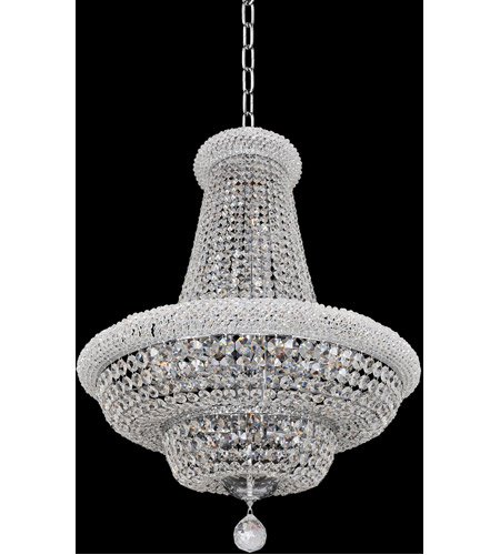 【ALLEGRI】アメリカ・ペンダントシーリングライト「Napoli」9灯クローム(Φ450×H730mm)