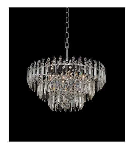 【ALLEGRI】アメリカ・ペンダントシーリングライト「Pandoro」6灯クローム(Φ530×H480mm)