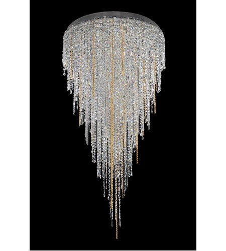 【ALLEGRI】アメリカ・ラインシャンデリア「Tenuta」21灯クローム(Φ910×H1770mm)