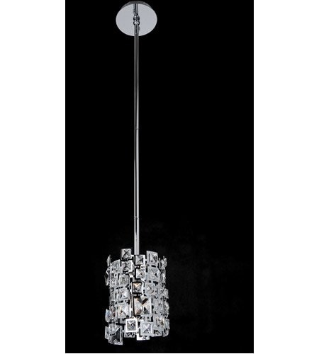 【ALLEGRI】アメリカ・クリスタルシャンデリア「Dolo」1灯クローム(Φ150mm)