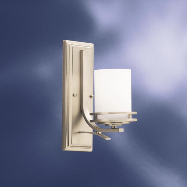 【KICHLER】アメリカ・キチラー社モダンブラケット シルバー 1灯(W140×D203×H305mm)