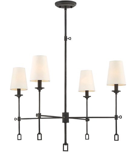 【SAVOY house】アメリカ・ デザインシャンデリア4灯（W760×H680×D760mm）