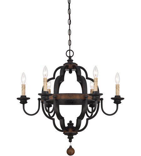 【SAVOY house】アメリカ・ デザインシャンデリア6灯（W670×H660×D670mm）