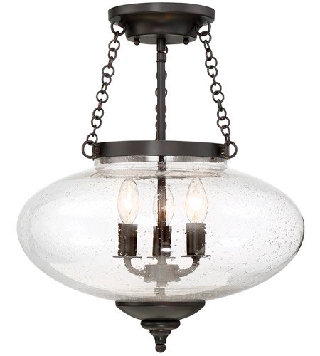 【SAVOY house】アメリカ・ デザインシーリングライト 3灯（W400×H480×D400mm）