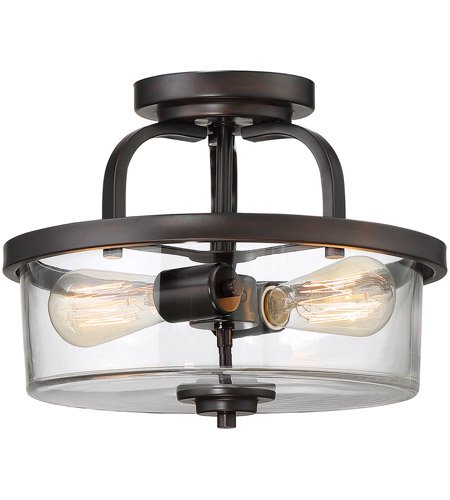 【SAVOY house】アメリカ・ デザインシーリングライト 2灯（W320×H250×D320mm）