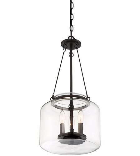 【SAVOY house】アメリカ・ デザインペンダントライト 3灯（W300×H600×D300mm）