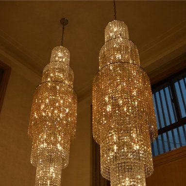 【JCTELNIY】クリスタルシャンデリア （D800mm×H3000mm）