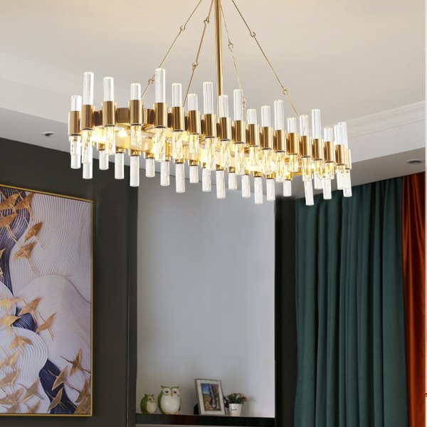 【JCTELNIY】モダンシャンデリア （L1000mm～L1200mm×W250mm×H650mm）