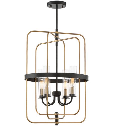 【SAVOY house】アメリカ・ デザインペンダントライト　4灯（W430×H580×D430mm）