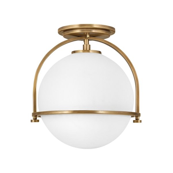 【HINKLEY】ガラスボールシェードシーリングライト「SOMERSET」1灯（L292×W292×H318mm）