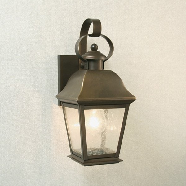 【KICHLER】アメリカ・キチラー社屋外用ブラケット(防雨型)1灯 アンティークブロンズ(W140×H318mm)