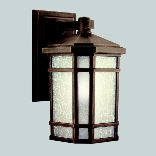 【KICHLER】アメリカ・キチラー社屋外用ブラケット(防雨型)1灯 アンティークブラウン(W152×H279mm)