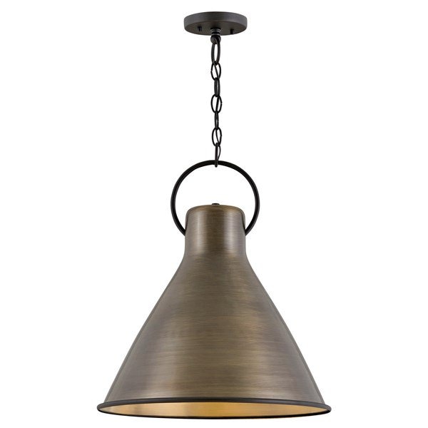 【HINKLEY】ペンダントシーリングライト「Winnie」1灯（L457×W457×H546mm）