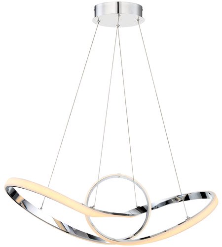 【WAC LIGHTING】ペンダントシーリングライト「Vornado」1灯（L889×W355×H304mm）