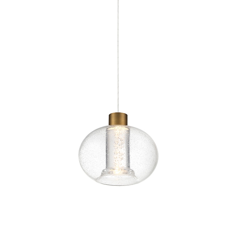【WAC LIGHTING】アメリカ・ミニペンダントライト「Crater」1灯（L210×W210×H171mm）
