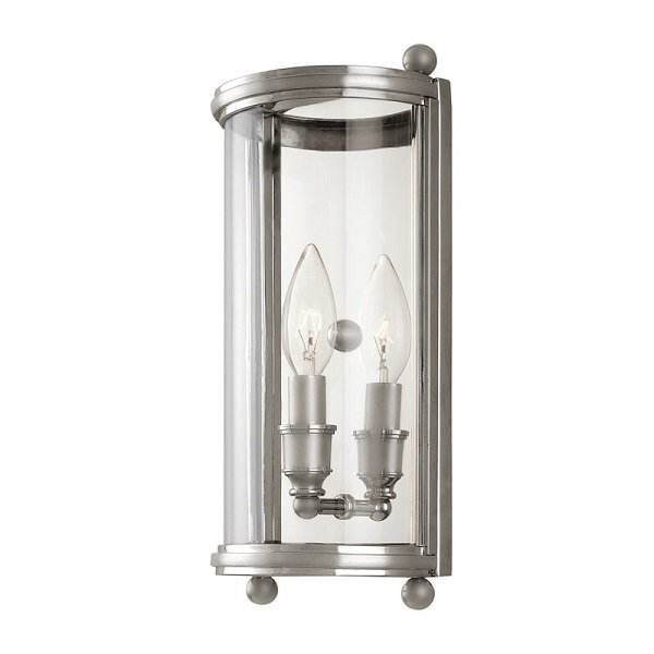 【HUDSON VALLEY】アメリカ・キャンドルスタイル ガラスシェードウォールライト「MANSFIELD」1灯（W139.7×H317.5mm）