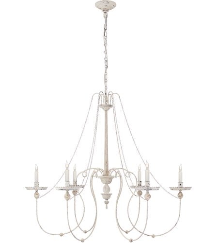 【Visual Comfort】アメリカ・シャンデリア「E. F. Chapman Umbria」6灯(W1070×H920mm)