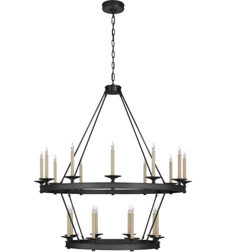 【Visual Comfort】アメリカ・シャンデリア「Chapman & Myers Launceton」20灯(W1090×H1170mm)