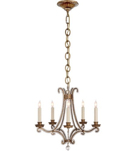 【Visual Comfort】アメリカ・シャンデリア「E. F. Chapman Oslo」5灯(W430×H380mm)