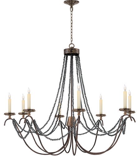 【Visual Comfort】アメリカ・シャンデリア「E. F. Chapman Marigot」8灯(W1120×H910mm)