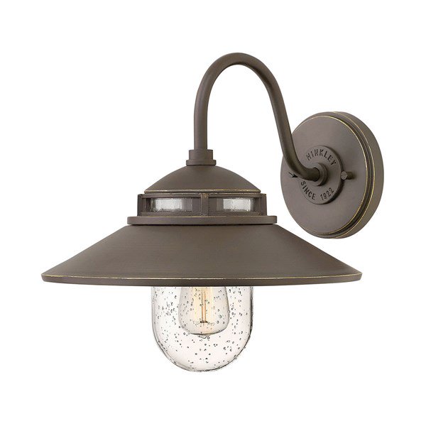 【HINKLEY】アウトドア・ウォールライト「Atwell」1灯（L330×W292×H298mm）